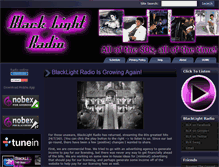 Tablet Screenshot of blacklightradio.com